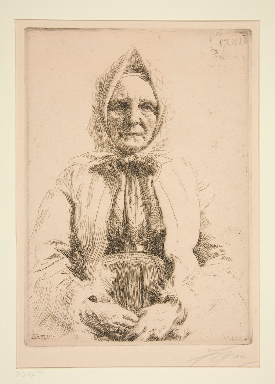 Mona by Anders Leonard Zorn