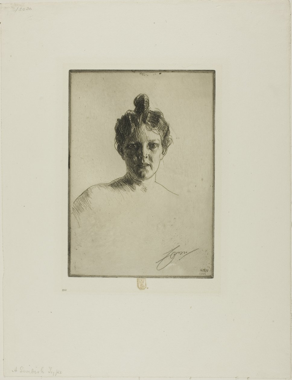 Mrs. Runeberg by Anders Leonard Zorn
