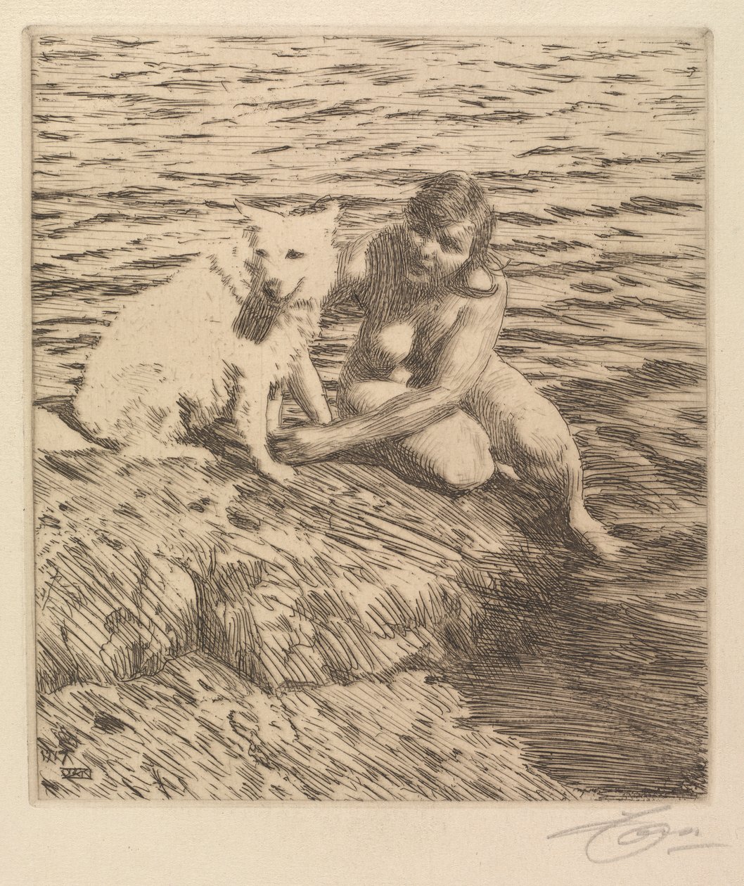 Sappho by Anders Leonard Zorn