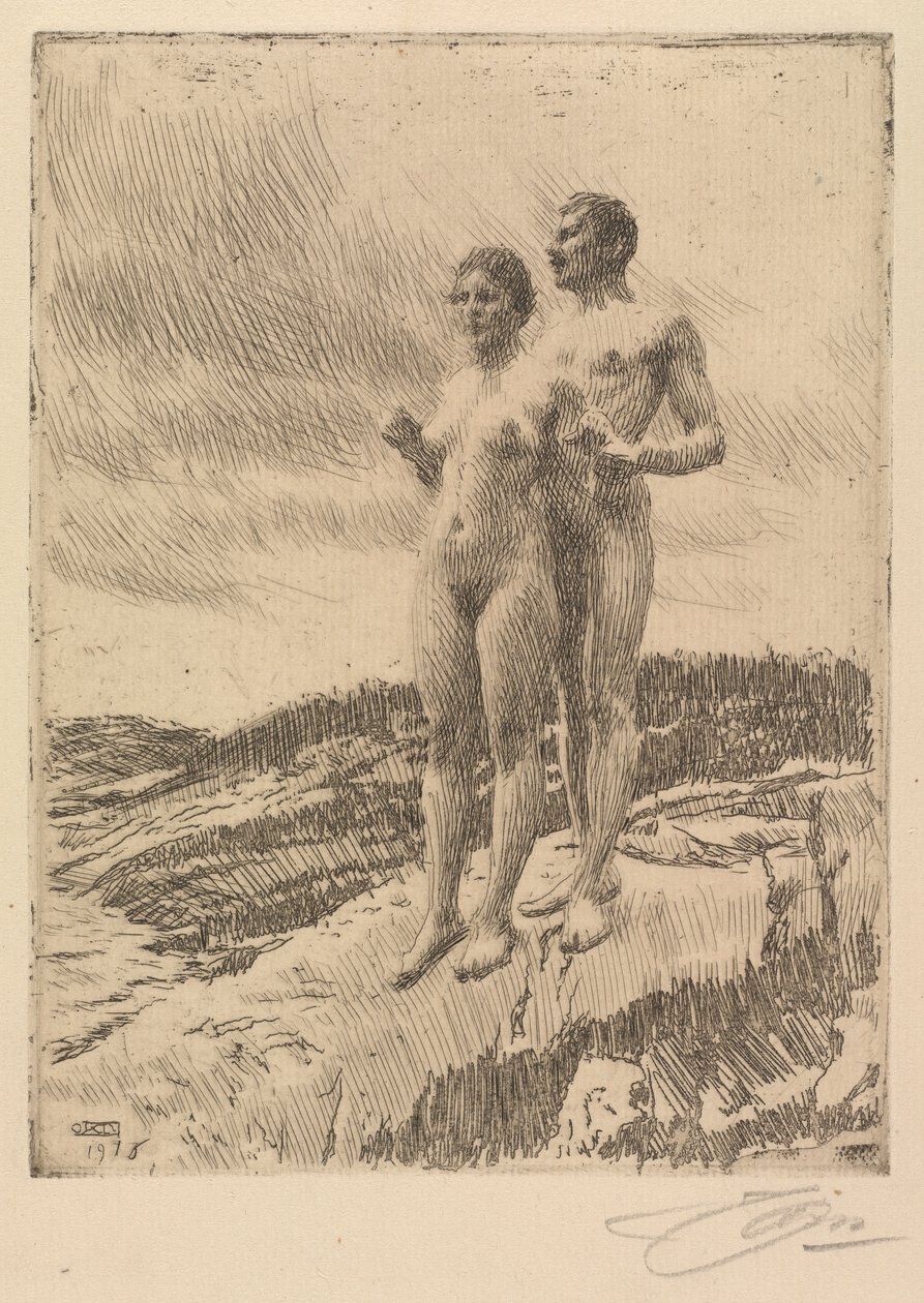 The Two by Anders Leonard Zorn