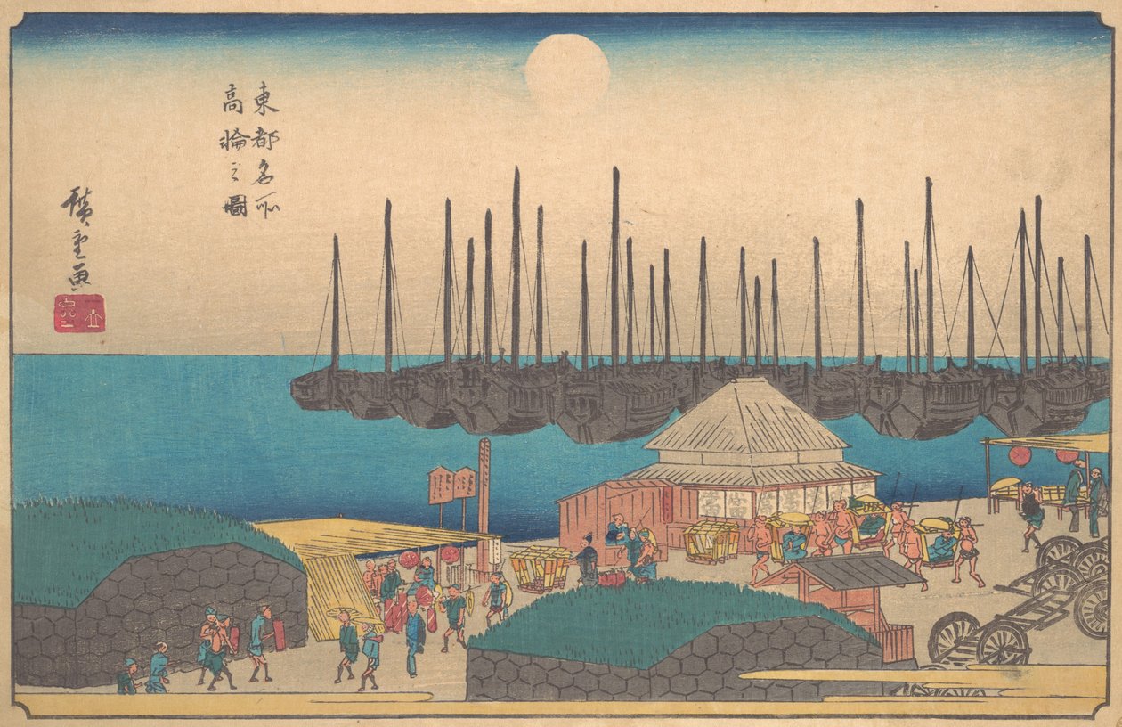 Takanawa no Zu by Ando Hiroshige