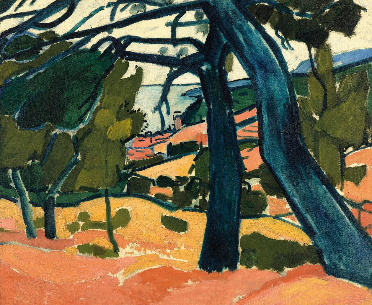 Landscape at Cassis by Andre Derain