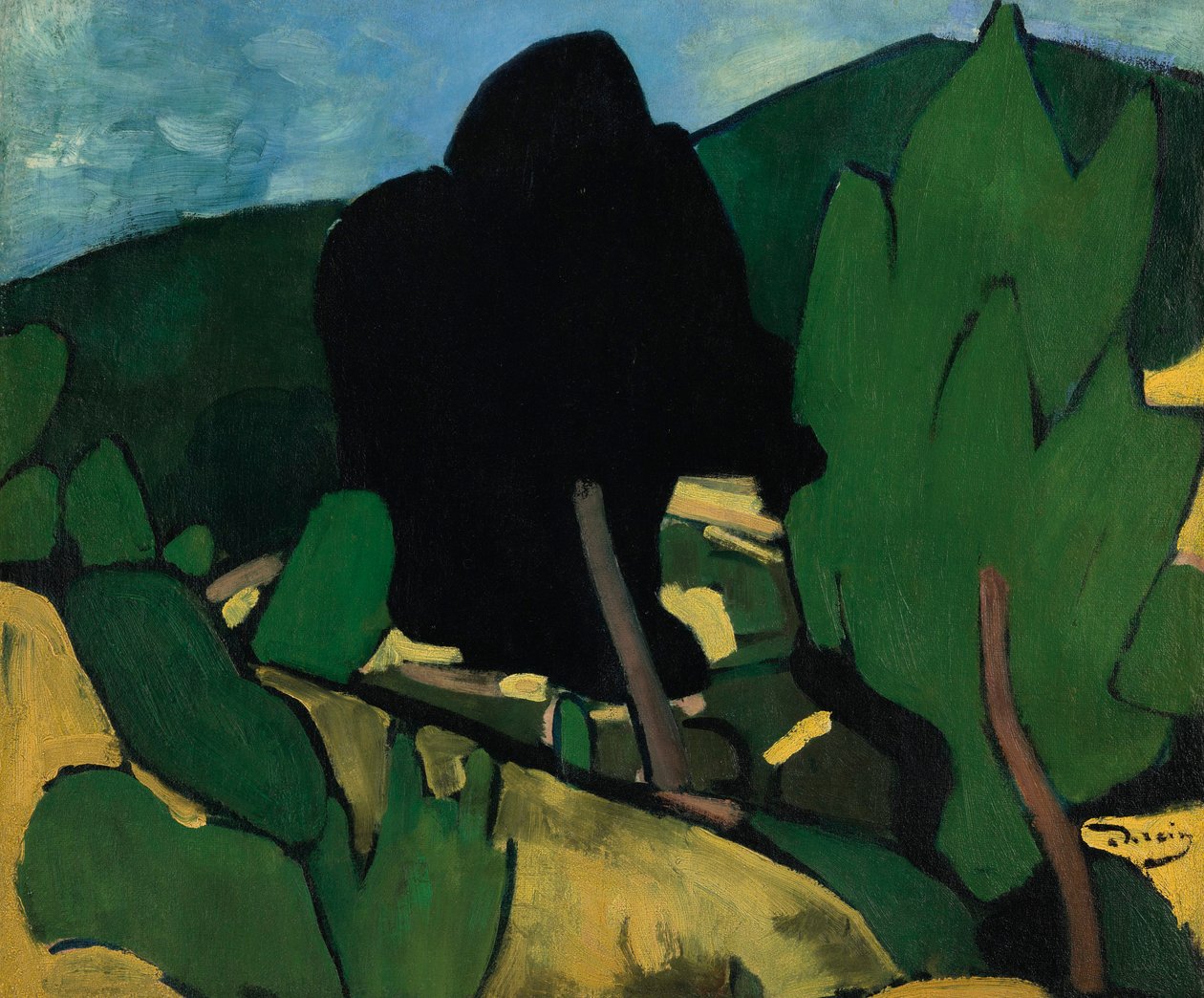 Landscape at Cassis by Andre Derain