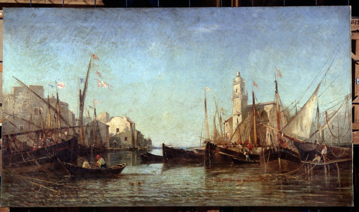 View of Martigues by André Maglione