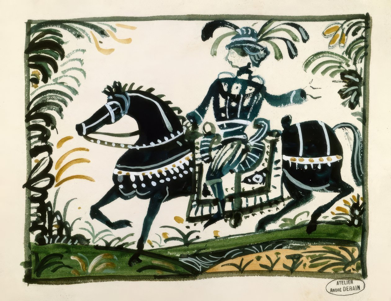 Horseman with Plume by Andre Derain