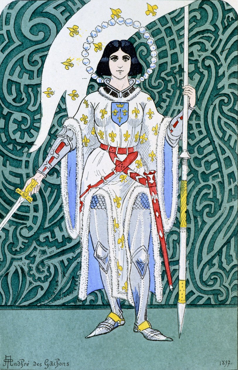 Joan of Arc (1412-1431) in Armour by Andre des Gachons