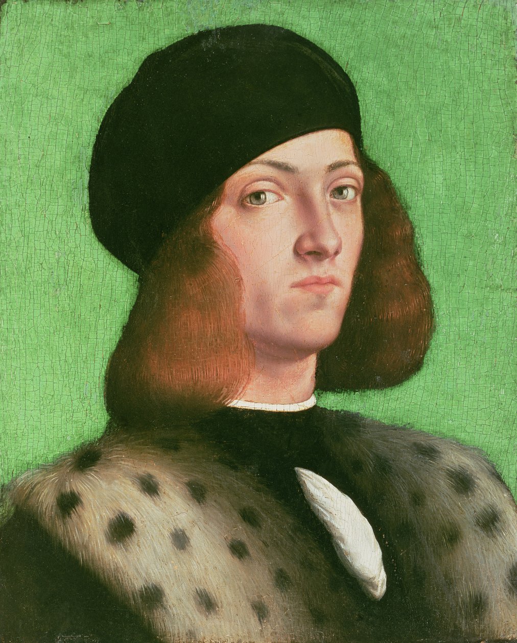 Man in black cap by Andrea Previtali