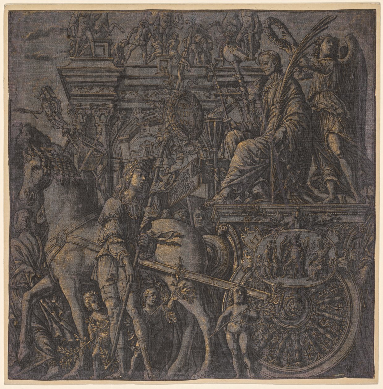 The Triumph of Julius Caesar: Caesar Triumphant by Andrea Andreani