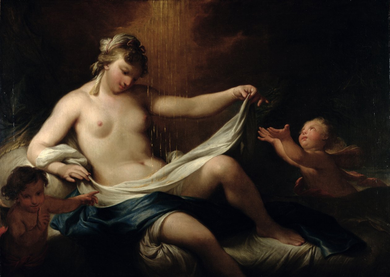 Danae and the Golden Shower, c.1750 by Andrea Casali