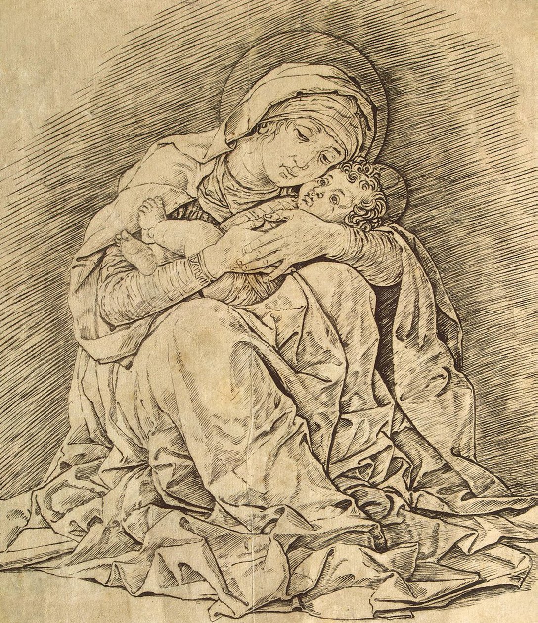 Virgin and Child by Andrea Mantegna