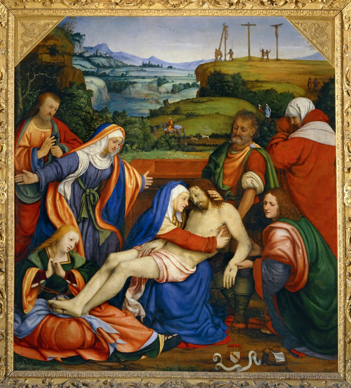 Pieta by Andrea Solario