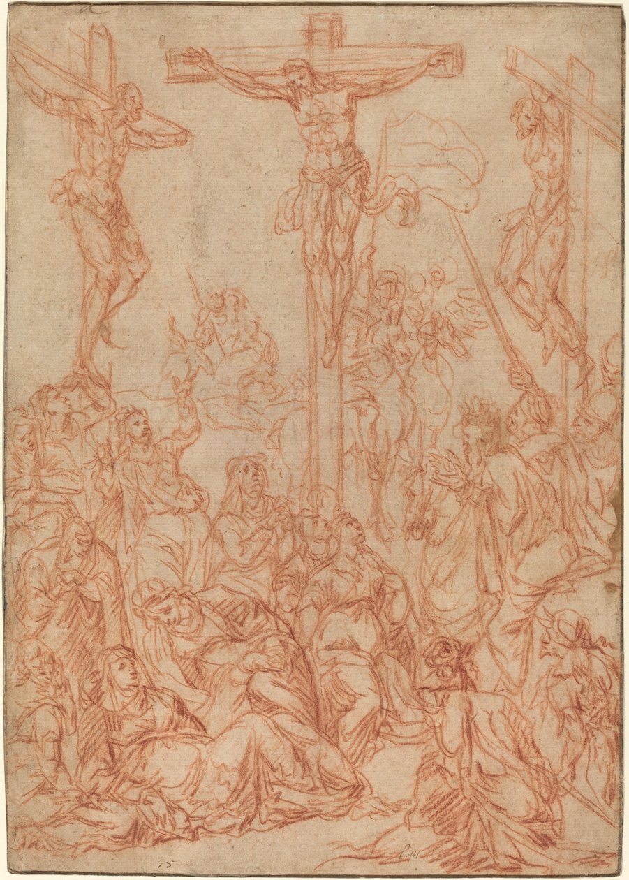 The Crucifixion by Andrea Vicentino