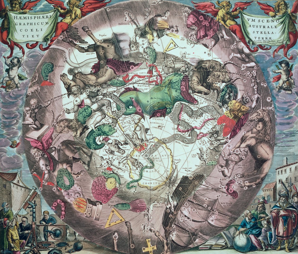 Constellations of the Southern Hemisphere, from 