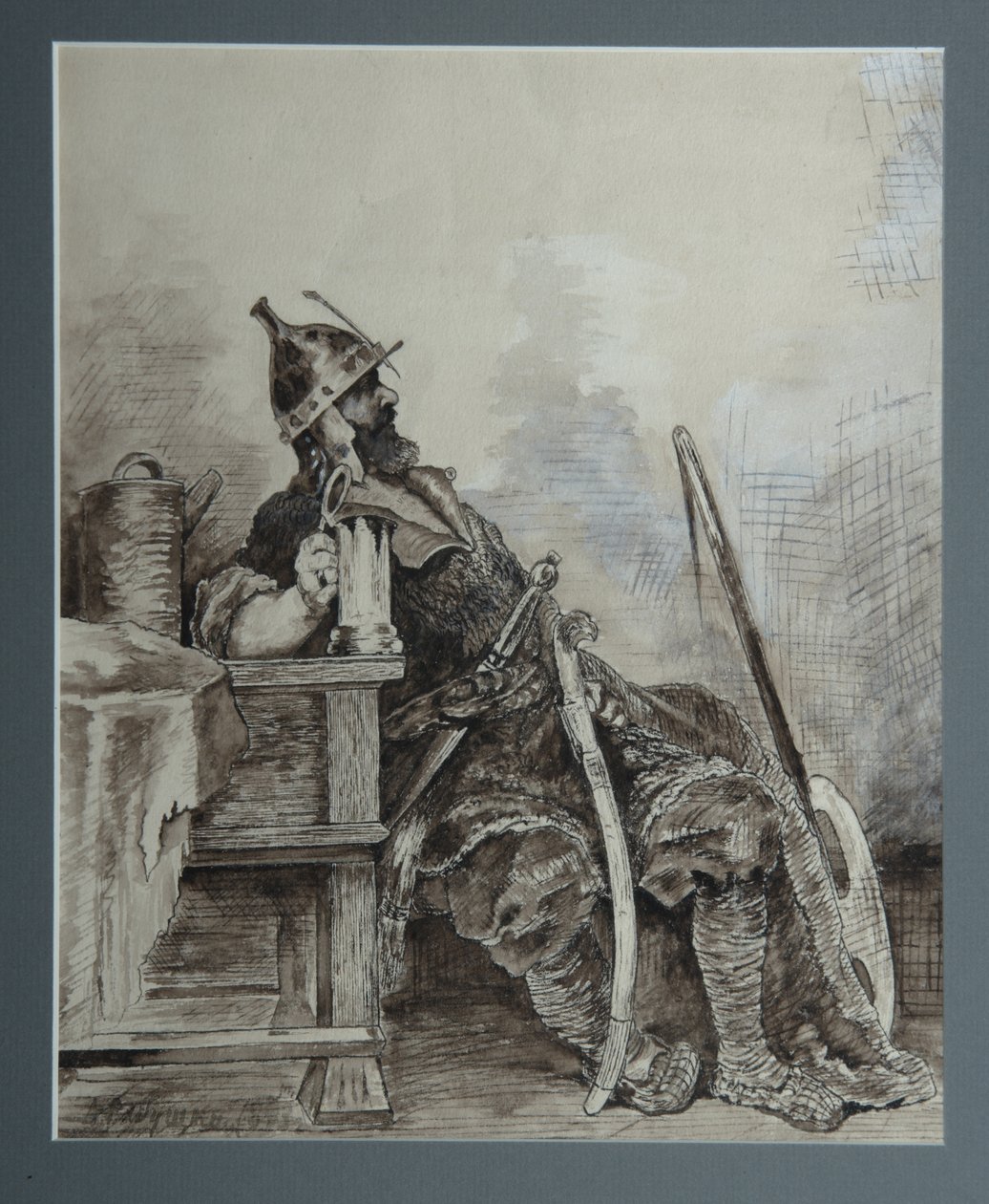 Bogatyr by Andrei Petrovich Ryabushkin