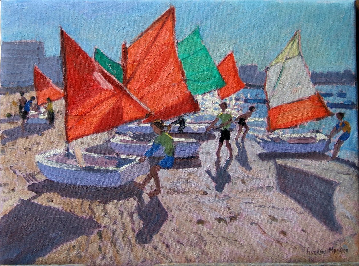 Red Sails, Royan, France by Andrew Macara