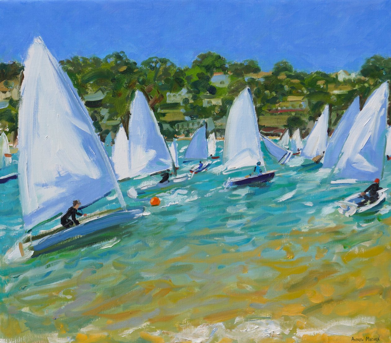 Sailboat Race by Andrew Macara