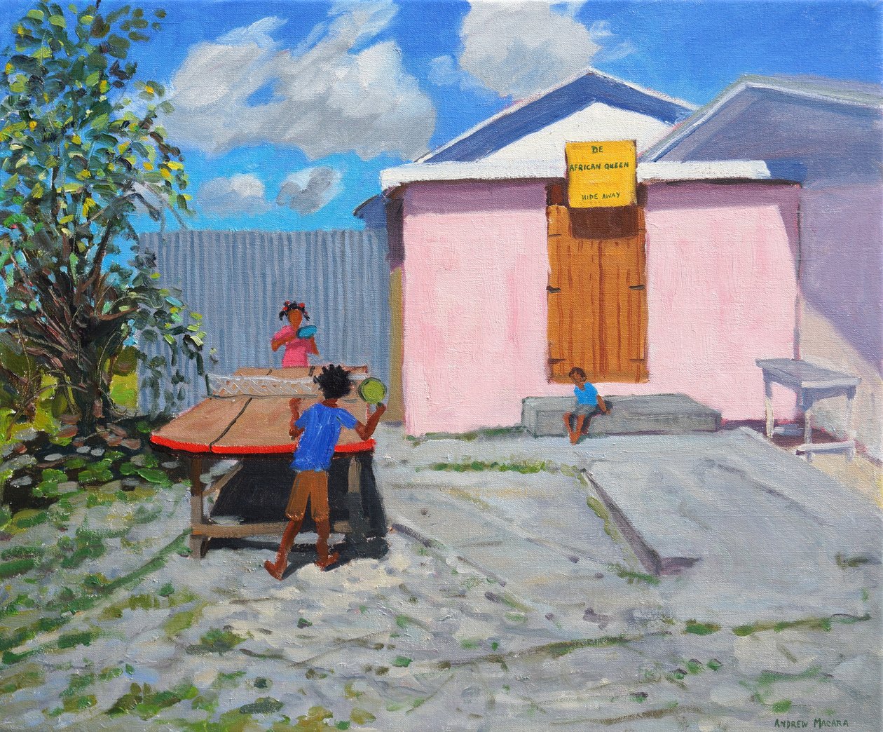 Ping Pong, De African Queen Hideaway, Barbados by Andrew Macara