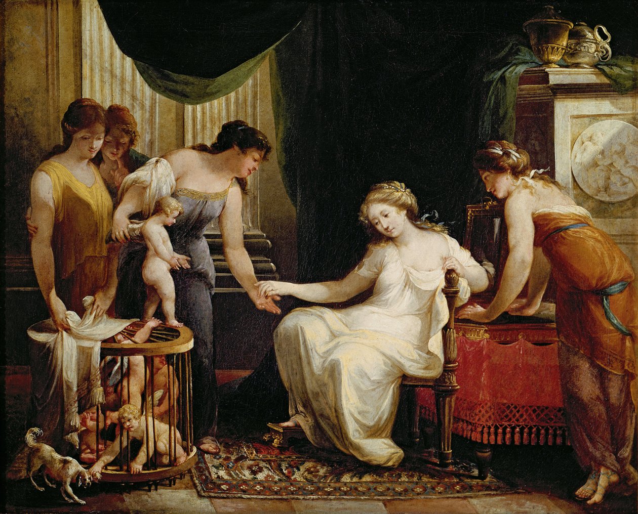 Vendor of Love by Angelica Kauffmann