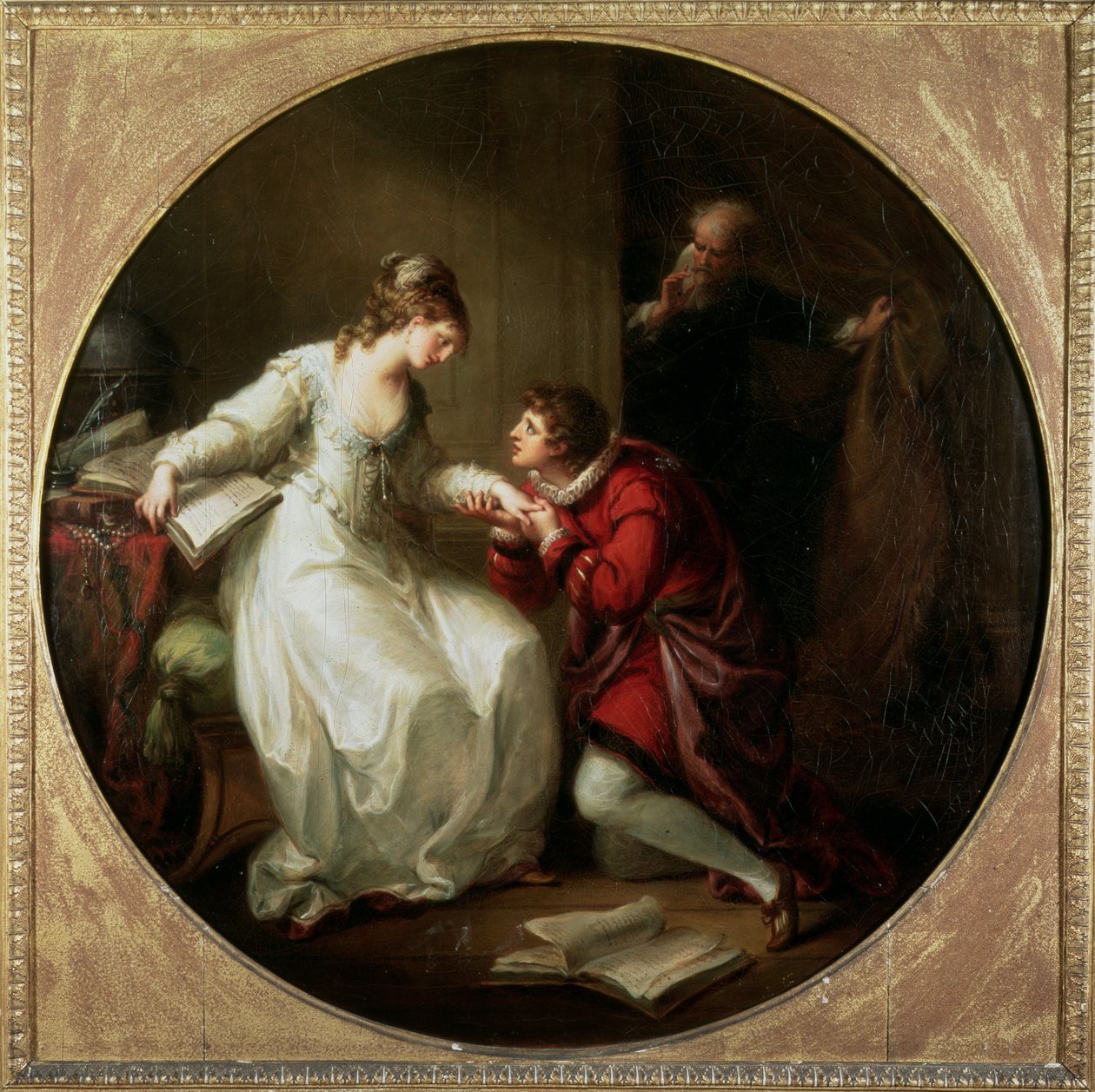 Abelard Soliciting the Hand of Heloise by Angelica Kauffmann