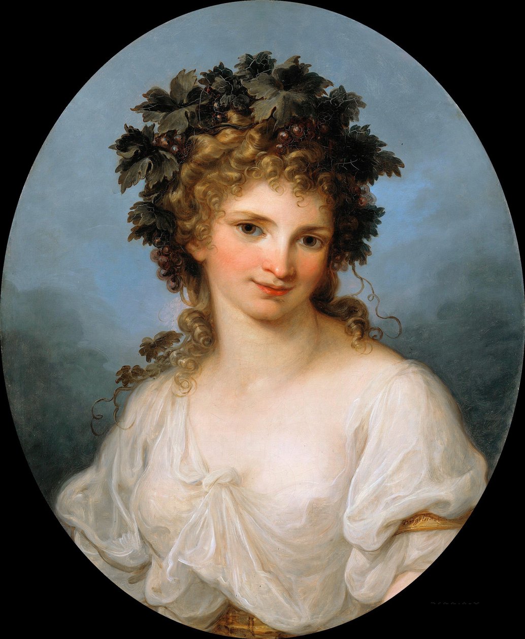 Self-portrait as Bacchante, before 1786 by Angelica Kauffmann