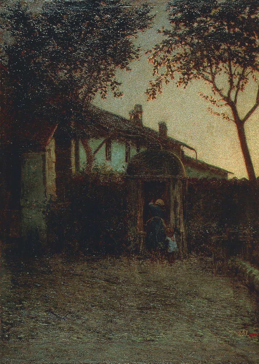 Dawn by Angelo Morbelli