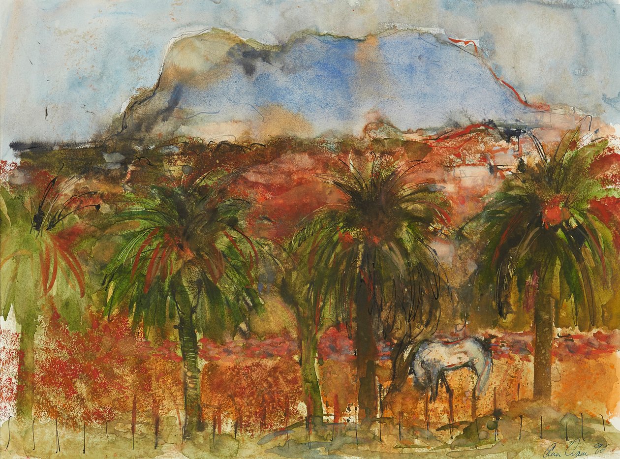 Horses Grazing by Ann Oram