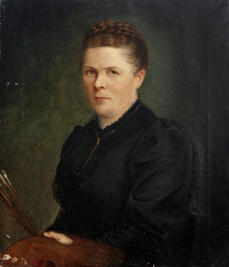 Self-portrait by Anna Stainer Knittel