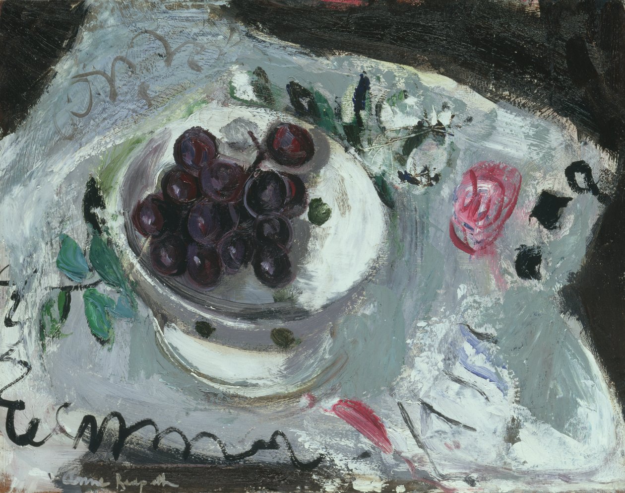 Dish of Grapes by Anne Redpath