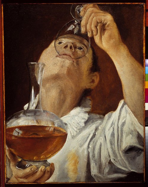 Boy Drinking by Annibale Carracci