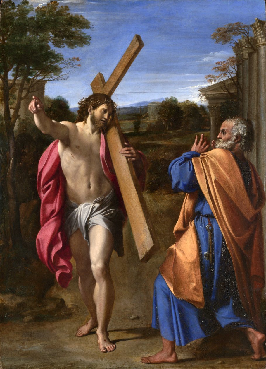 Domine, quo vadis? by Annibale Carracci