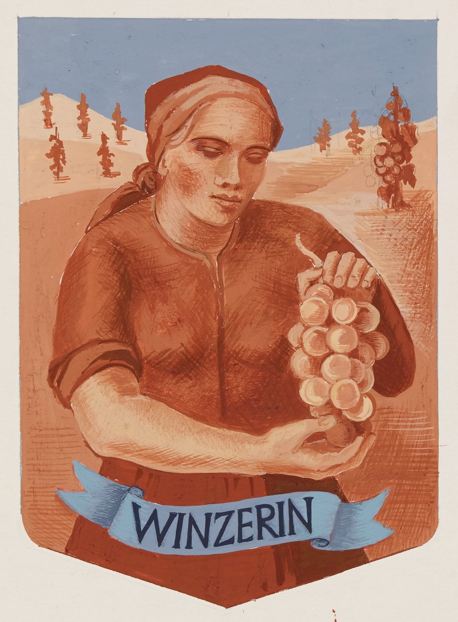 Female Winemaker by Anny Dollschein