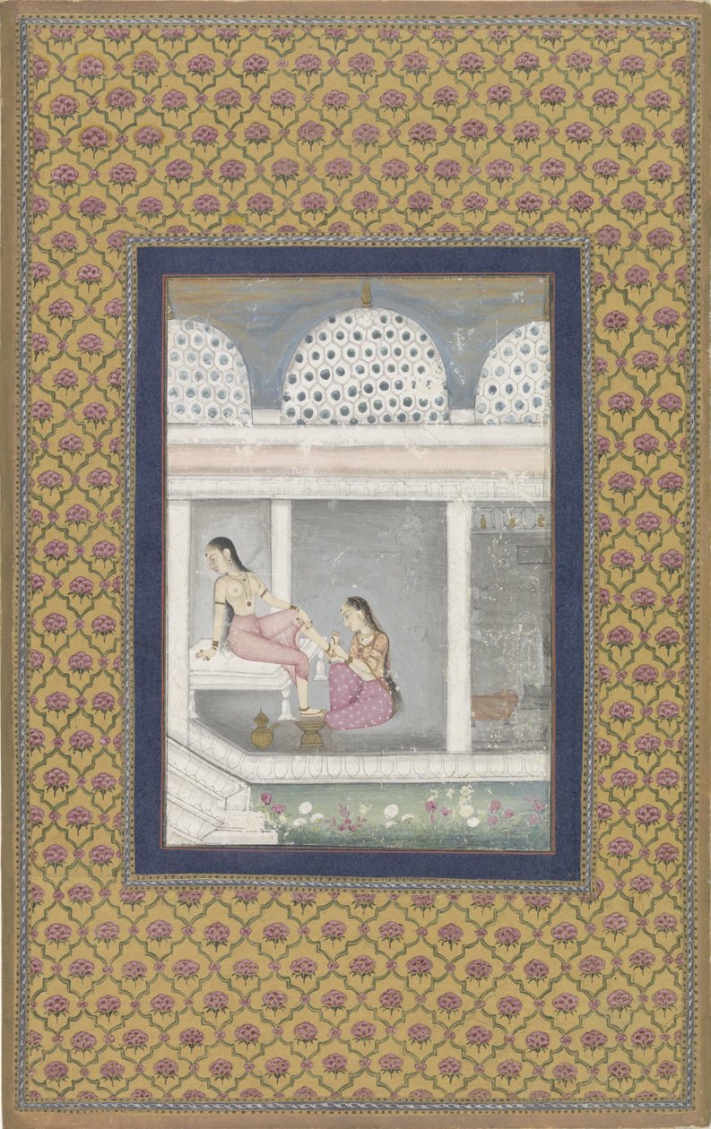 Lady at Toilet by Anonymous