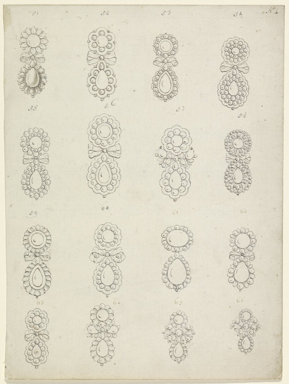 Earrings by Anonymous