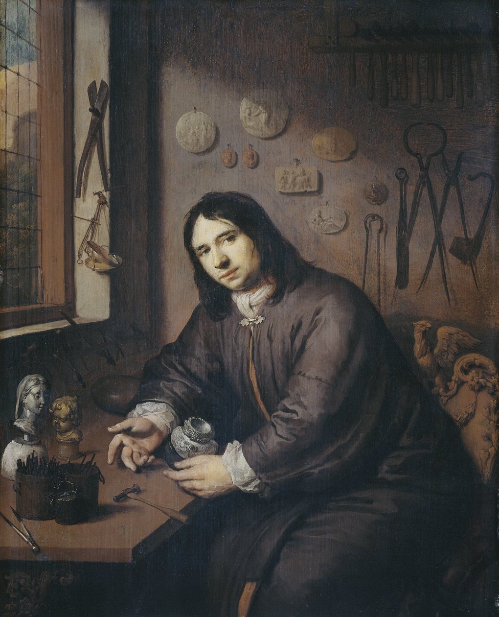 Portrait of a Goldsmith by Anonymous