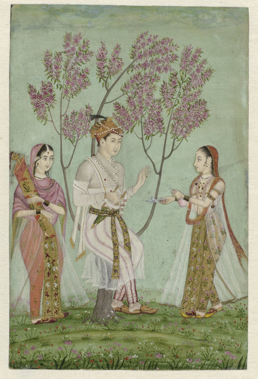 Prince with Two Ladies by Anonymous