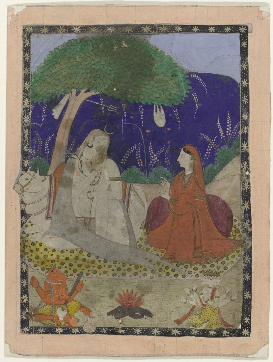 Shiva and Parvati with Children by Anonymous