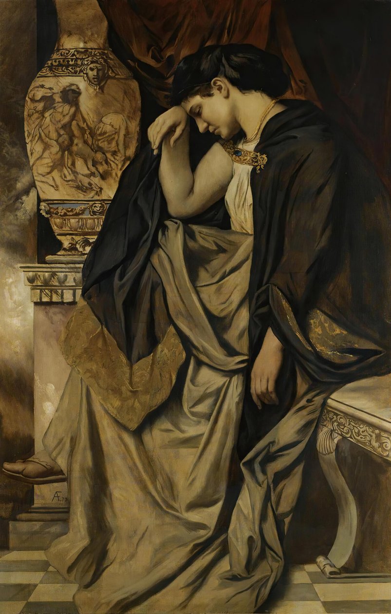 Medea at the Urn by Anselm Feuerbach