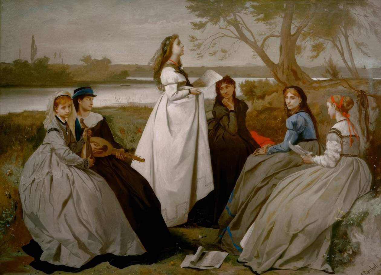In Spring by Anselm Feuerbach