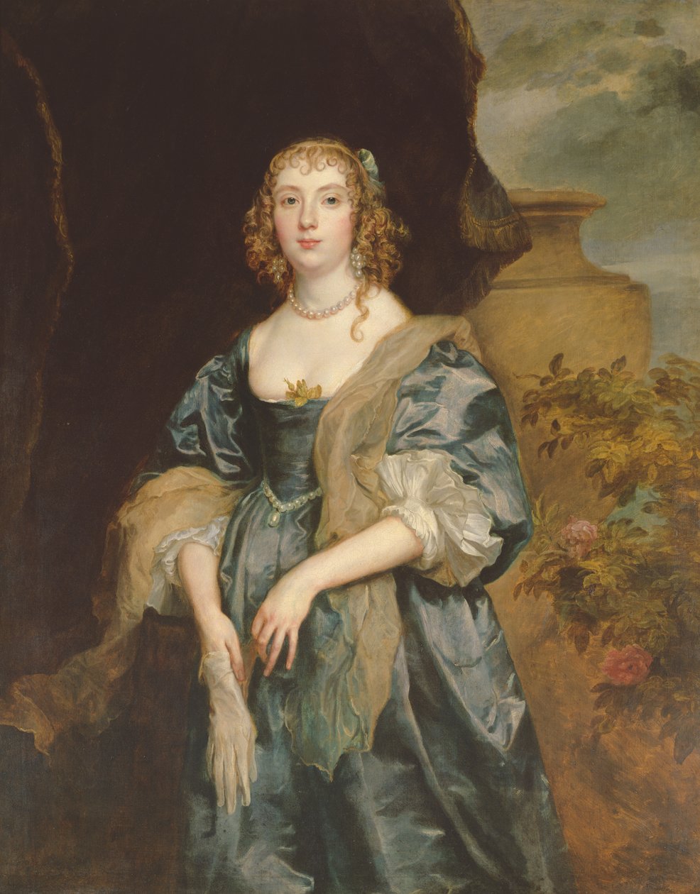 Anne Carr, Countess of Bedford, c.1638 by Anthony van Dyck