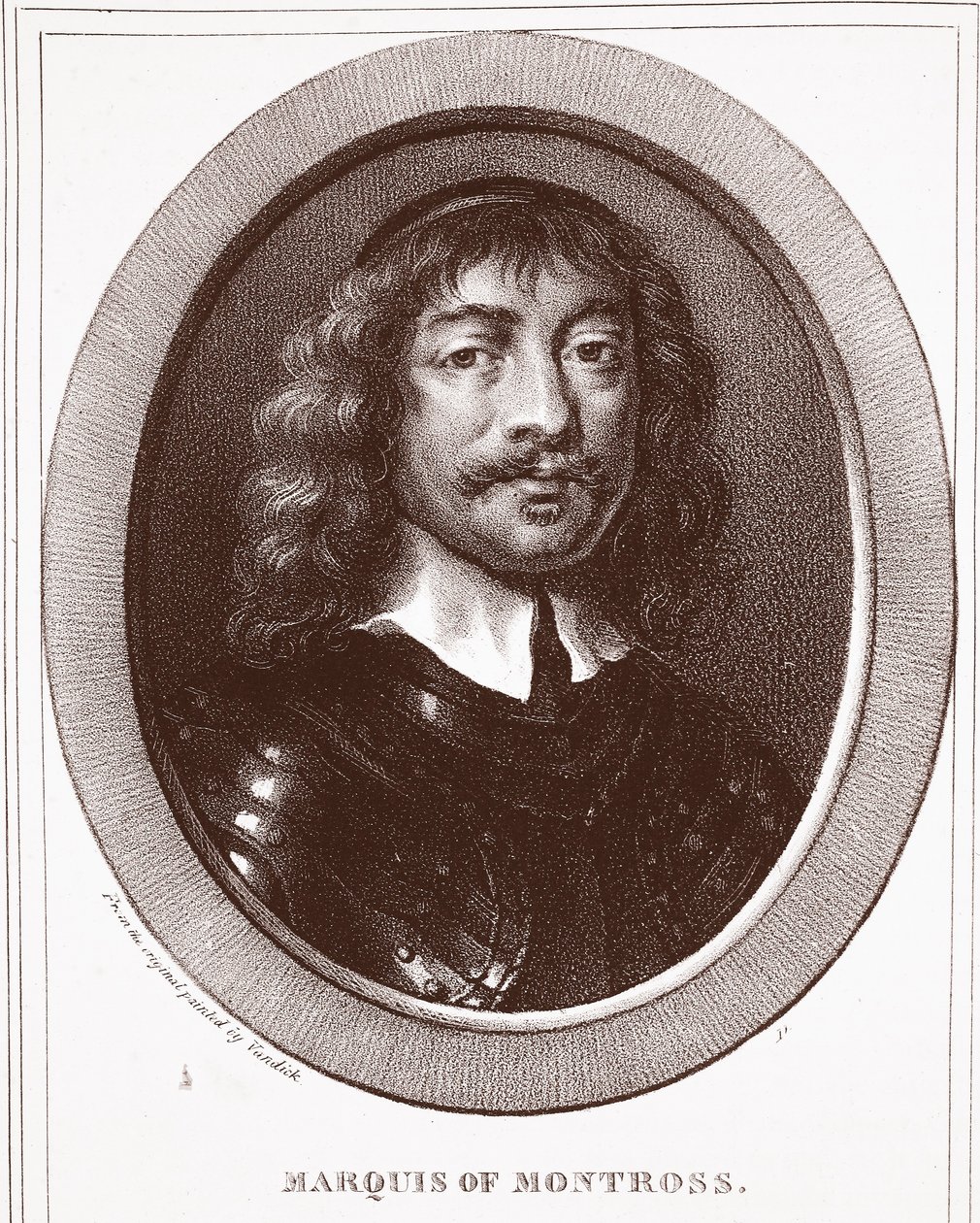 Marquis of Montross, Engraved by de Ducarme by Anthony van Dyck