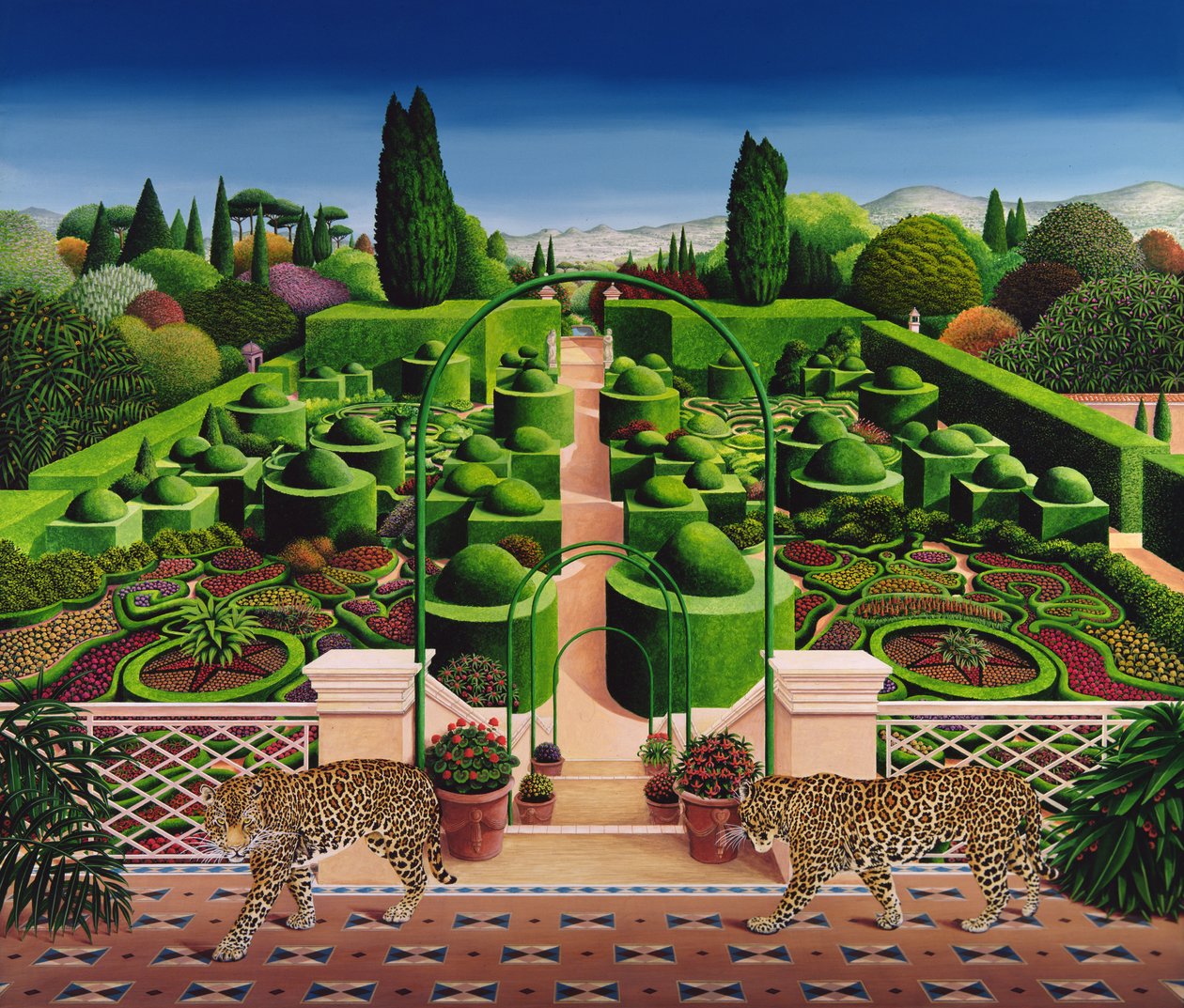 Italian Garden by Anthony Southcombe