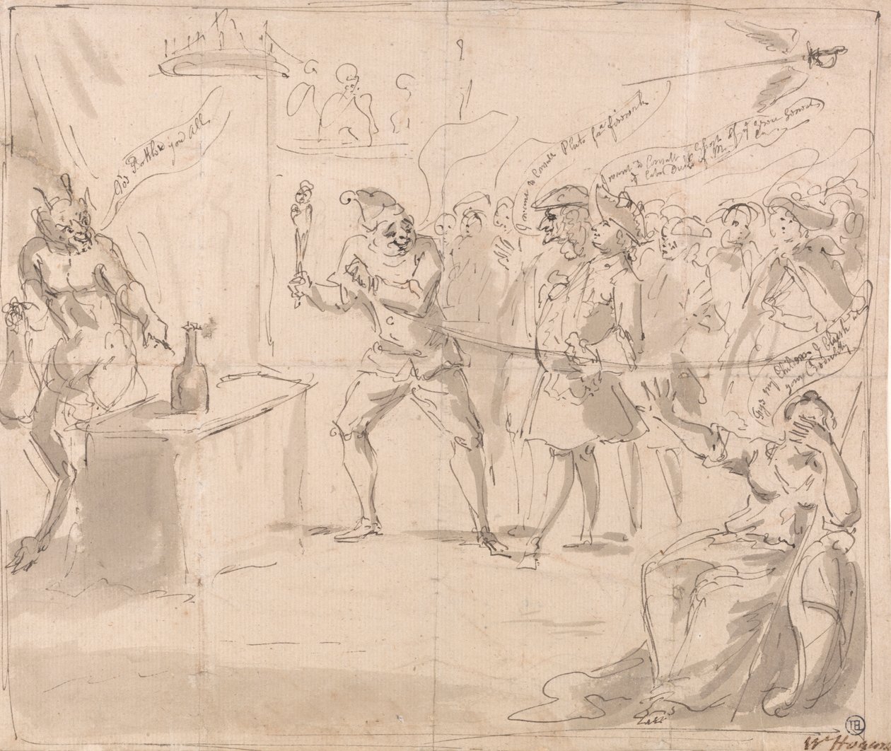Political Caricature: "The Spiritualists" by Anthony Walker