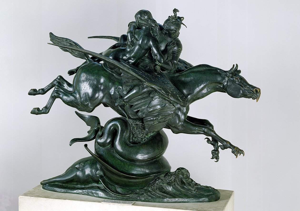 Ruggiero and Angelica by Antoine Louis Barye