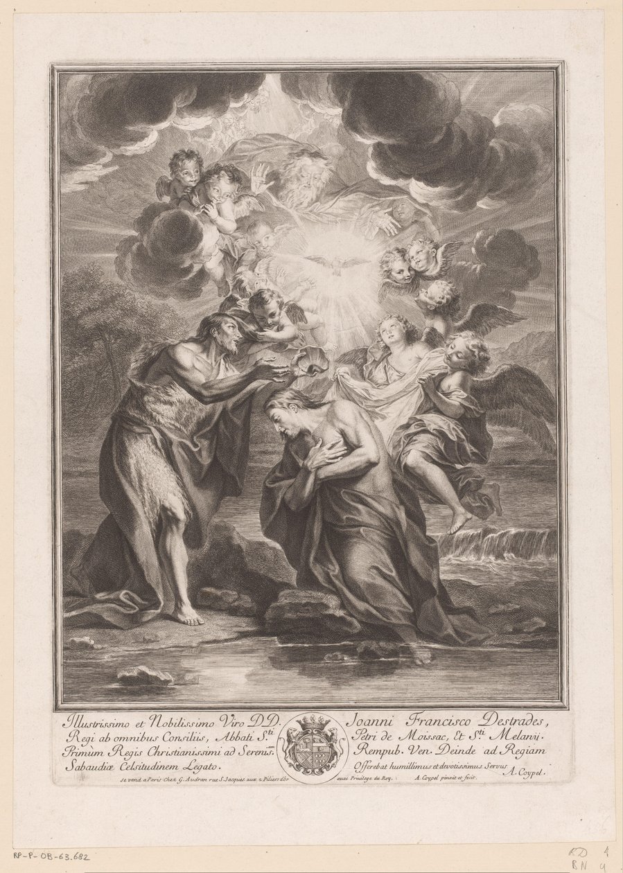 Baptism of Christ by Antoine Coypel