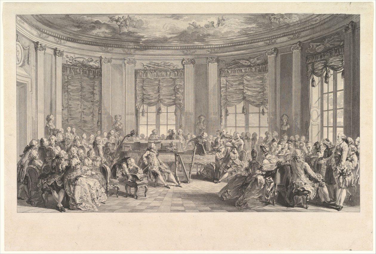The Concert by Antoine Jean Duclos