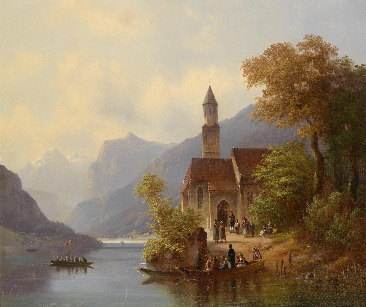 On the Way Home from Sunday Mass by Anton Doll