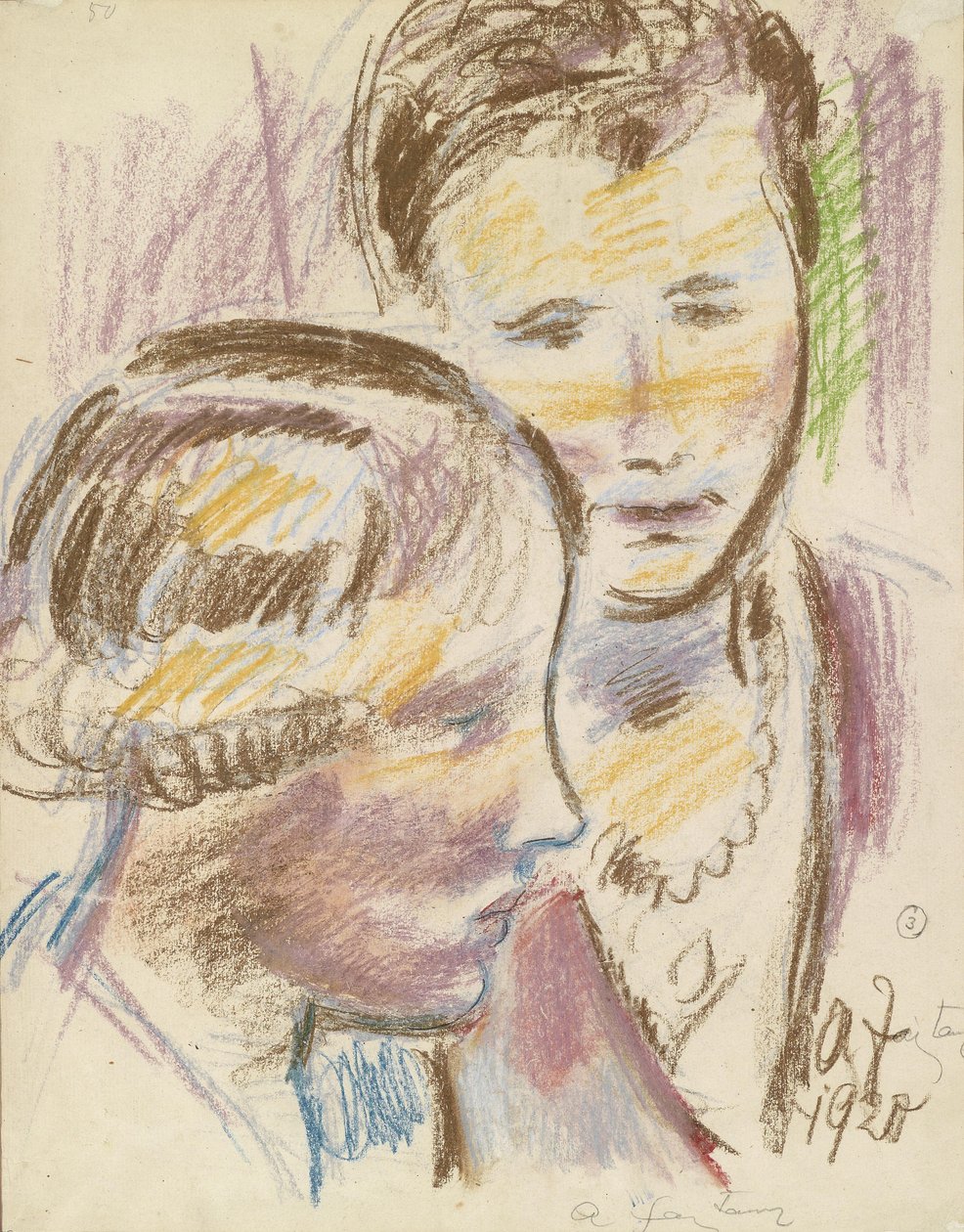 Two Women by Anton Faistauer
