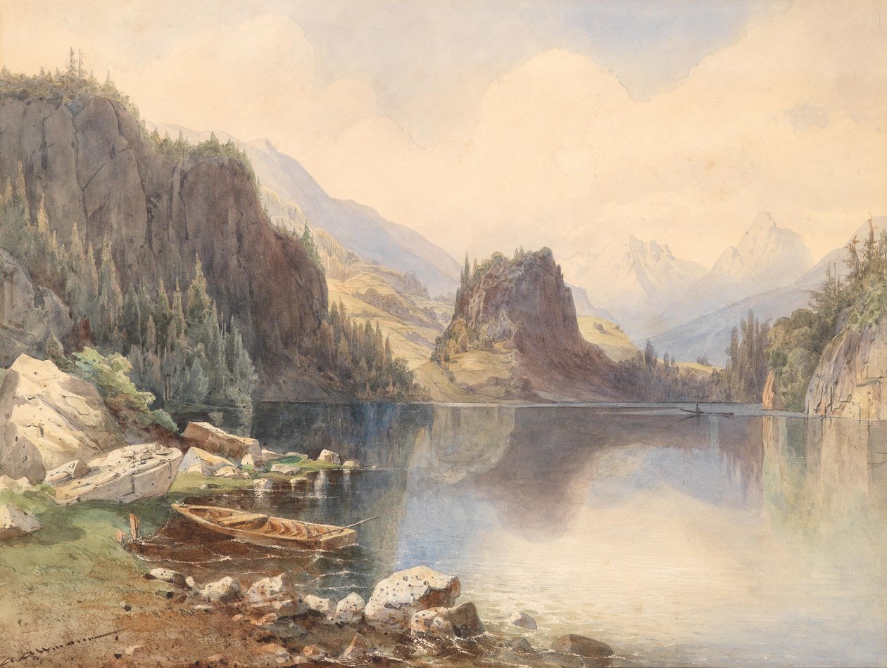 Mountain Lake by Anton Altmann
