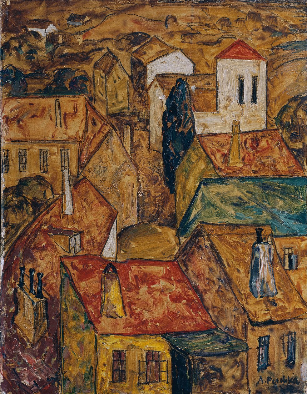 Cityscape by Anton Emanuel Peschka