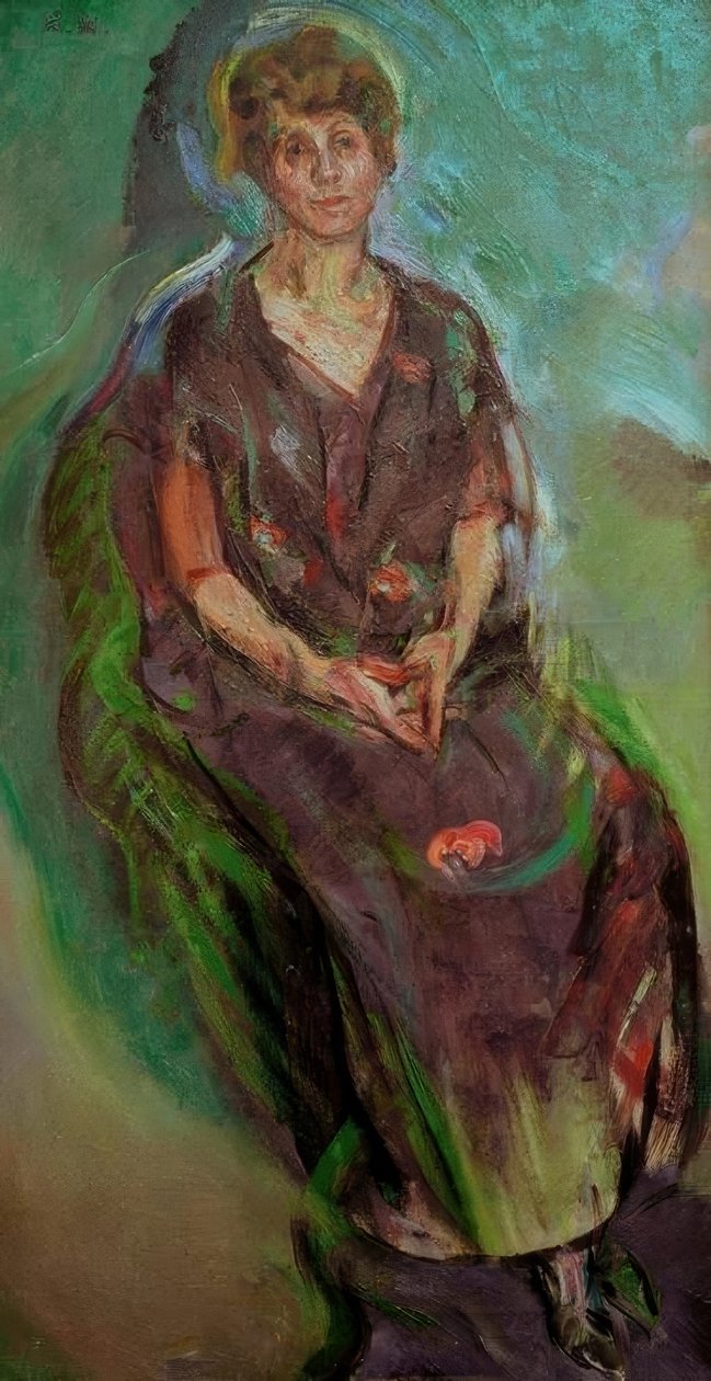 Bertha Zuckerkandl by Anton Kolig